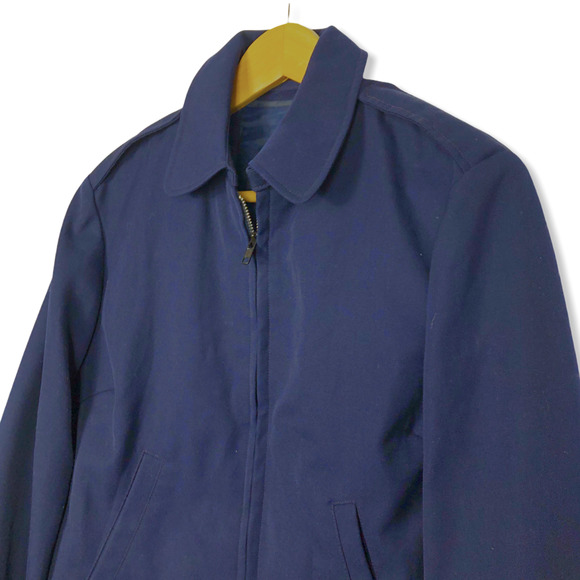 Vintage Navy Bomber Mechanics Full Zip Jacket Size Medium - Picture 2 of 8